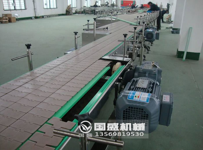 耐高溫食品鏈板輸送機(jī) 耐高溫食品鏈板輸送機(jī)